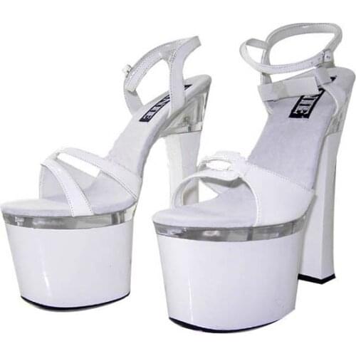 Sexy temptation to 18 centimeters nightclub high-heeled shoes, catwalk show reception appeal colourful shoes Dance Shoes