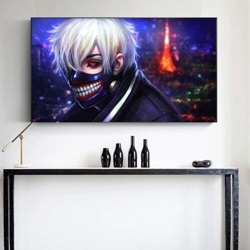 Tokyo Ghoul Digital Original Design Anime Wall Art Print,50 x 70 cm,No Frame