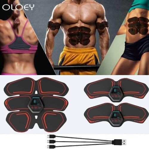 Workout Abdominal Belt Electrostimulation ABS Muscle Stimulator Hip Muscular Trainer Toner Home Gym Fitness Equipment Women Men