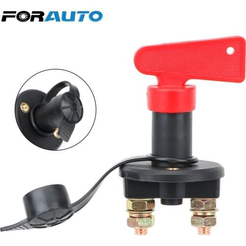 Power Isolator Car Battery Disconnect Switch 1 Removable Keys Cut Off Kill Switch For Truck Marine ATV Car Accessories