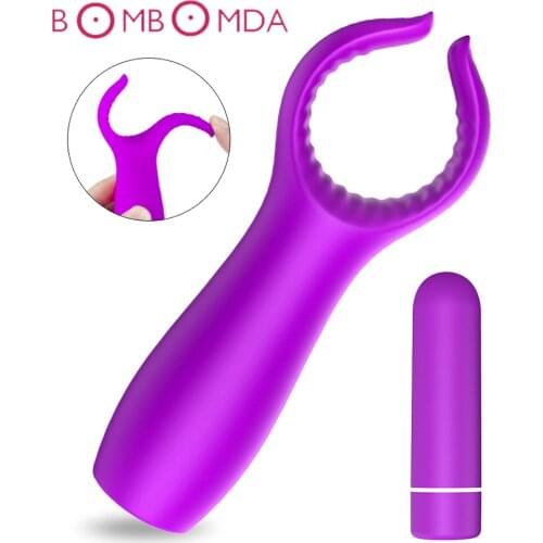 Clitoris Clip Vibrator For Women G spot Stimulate Dildo Nipple Clip Vibrator Masturbator Adults Sex Toys For Women Men Couples