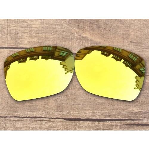 Vonxyz 24K Mirror Polarized Replacement Lenses for-Oakley Deviation Frame