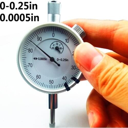 0.0005" Accuracy dial indicator 0-0.25" range indicator High Precision measuring gauge