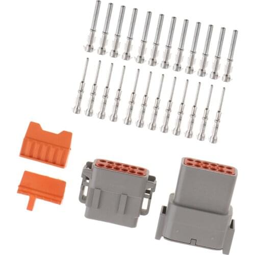 1 Set 12Pin Way Car Motorbike Sealed Electrical Wire Connector Plug Kit 20A