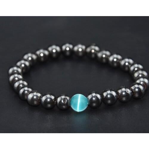 2021 Health Care Weight Loss Magnetic Therapy Elemental Bracelet Arthritis Pain Relief Health Energy Bio Magnetic Male Gift