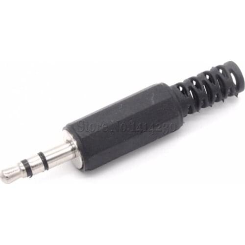 50Pcs 3.5MM Stereo Audio Plug 3.5 Dual Encoding Audio Plug 3.5mm Stereo Plug