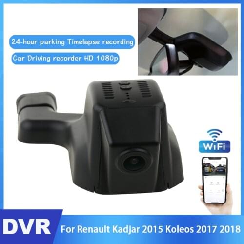 Car DVR Wifi Video Recorder Dash Cam Camera For Renault Kadjar 2015 Koleos 2017 2018 high quality Night vision full hd 1080P
