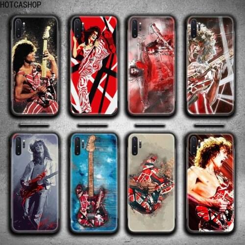 Eddie Van Halen Phone Case For Samsung Galaxy Note20 ultra 7 8 9 10 Plus lite J7 J8 Plus 2018 Prime M21