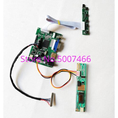 For LP154WX4 (TL)(A1)/(TL)(A2)/(TL)(A3)/(TL)(A4)/(TL)(A6) 1CCFL 1280*800 30-Pin LVDS LCD VGA AV screen controller board kit