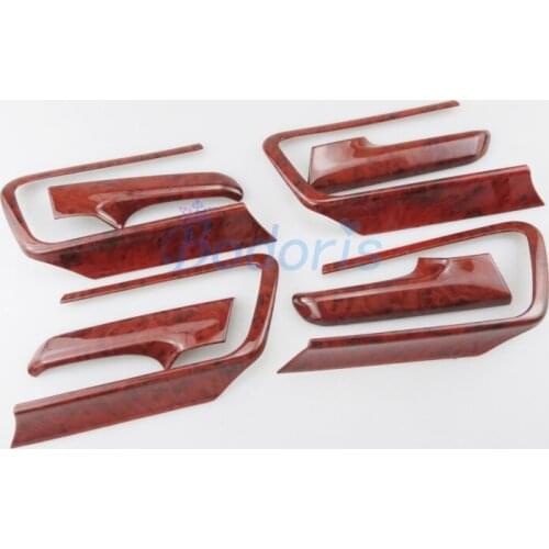 For Toyota Land Cruiser 150 Prado LC150 FJ150 2010-2017 Interior Wood Handle Bowl Insert Trim Panel Car-Styling Accessories