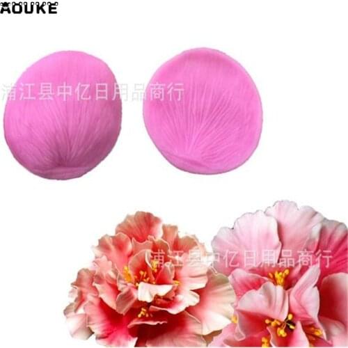 Cake Decoration DIY Tools The Peony Petals of Roses 3D Chocolate Liquid Silicone Molds Pastry Mould Jello Pudding Ice Cube Soap