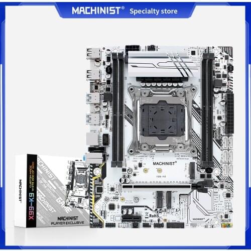 MACHINIST X99 Desktop Motherboard LGA 2011-3 For Xeon E5 v3 & v4 DDR4 RAM Memory Support Four Channel M.2 NVME USB Plate X99-K9