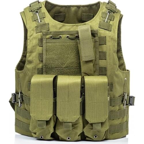 Outdoor Multifunction Military Gear Tactical Vest Combat Assault Plate Carrier Tactical Vest CS Clothing Hunting Vest