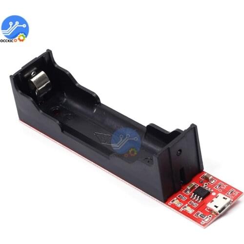 USB 18650 Lithium Battery Charger Board Power Bank Holder 4.2V Lithium 18650 Battery Balancer without Protection Function