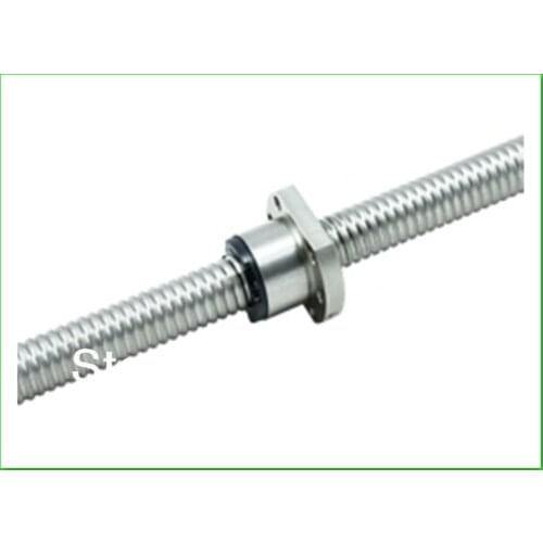 Rolled ballscrew SFS1620 with single nut can be end machine