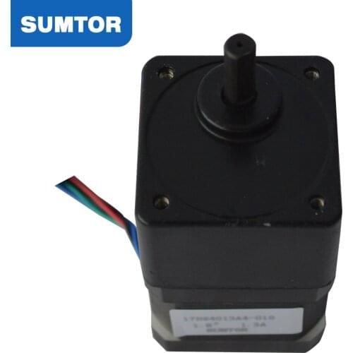 Gear reducer stepper motor nema 17 ratio 18:1 holding torque 40N.cm