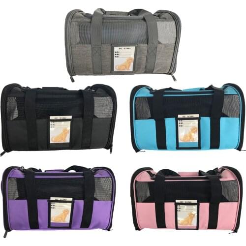 Dog Carrier Bags Portable Pet Carrier Bag Car Puppy Cat Travel Backpack Breathable Pets Handbag for Small Dogs Cats Puppies