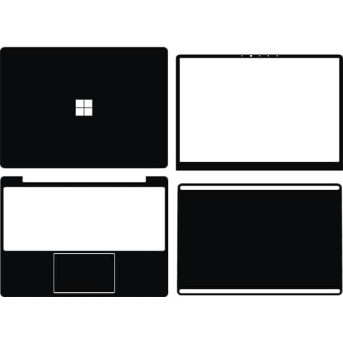 Carbon fiber Vinyl Laptop Sticker Skin Decals Cover Protector for Microsoft Surface Laptop Go 1943 12.4"