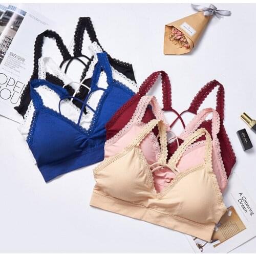 3D Sexy Lingerie Seamless Sport Bra Backless Strapless Top Bra Push Up Bralette Brassiere Women Underwear lace casual waistcoat