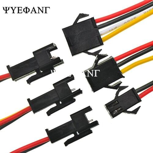 5pairs 2P 3pin 4pin 5pin 6pin JST LED Connectors,Male And Female Connector for 3528 5050 RGB RGBW RGBWW LED Strip light