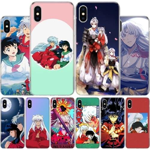 Anime Inuyasha Sesshoumaru Higurashi Kagome Phone Case For Apple Iphone 12 11 Mini Pro X XR XS Max 7 8 6 6S Plus 5 SE 7G 6G + Ar