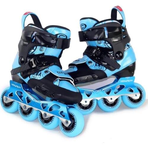 Children Slalom Roller Skates CityRun Inline Speed Roller Skate Shoes Street Brush Skating For Kids Adjustable Sneakers IA109