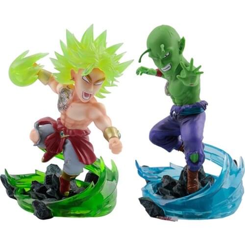 Anime Dragon Ball Warsmith Tattoo Broly Tattoo Devil Boy Piccolo Demon King Boxed Figure Model Decoration Toy Gift Collection