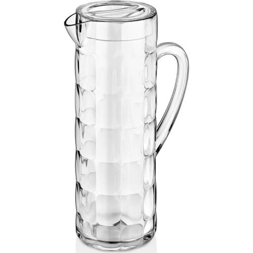 EWs Acrylic 1.5 L Transparent Tower Jug