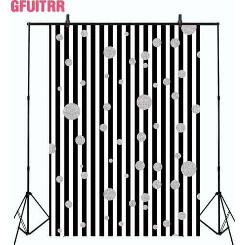 GFUITRR Stripes Decorations Photography Backdrops Party Show Photo Backgrounds Custom Banners Vinyl Photo Booth Props