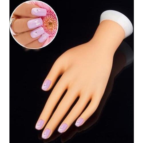 Hot sale Salon Manicure Nails Art Hand Training Practice Finger Stand Display Model