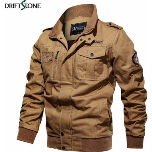 Military Pilot Jackets Men Tactical Army Jacket Male Casual Air Force Flight Jacket Men Winter Autumn Bomber Cotton Coat 6XL