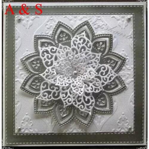 Y306 METAL CUTTING DIES CUT 3pc Round Lace Frame die Scrapbooking paper craft emboss knife blade punch die cut stencils