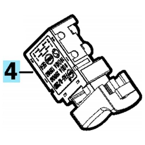 Switch for BOSCH GKS140 GKS150 1619PB3945 Power Tool Accessories Electric tools part