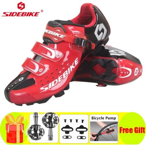 SIDEBIKE Cycling Shoes Sapatilha Ciclismo Mtb Men Mountain Bike Bicycle Sneakers Professional Self-locking Breathable Shoes