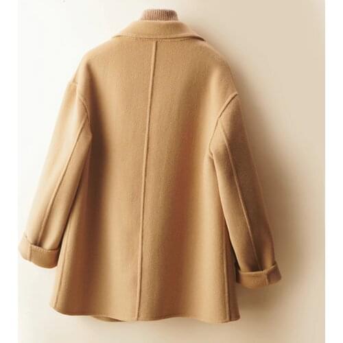 KOIJINSKY 2021 pure wool womens autumn and winter tweed coat