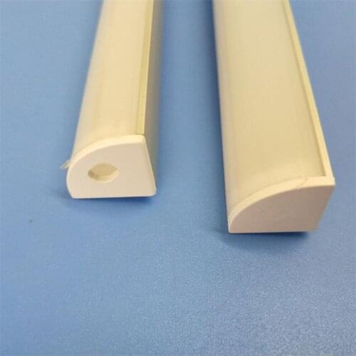 Free shipping led corner aluminum profile with PC cover and end caps , clips for LED strips , led bar Decoration