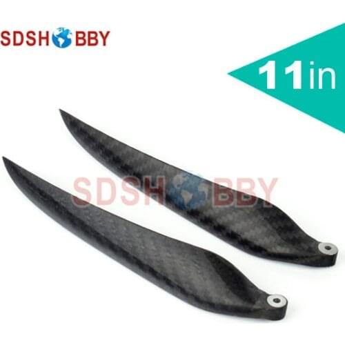 11*6/ 11*8 Two Blades Fold Carbon Fiber Propeller for RC Model Airplane/RC Glider Plane