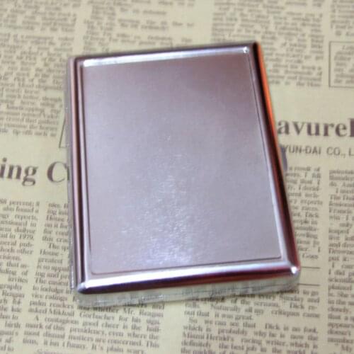 240Pcs Blank Cigarette Box Case Stainless Steel Tobacco Tube Storage Pocket Box Holder Handy Portable- Free Shipping