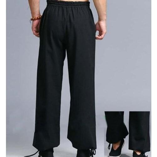 8color high quality old coarse cotton martial arts wushu trousers kung fu gongfu qigong bloomers tai chi taiji pants
