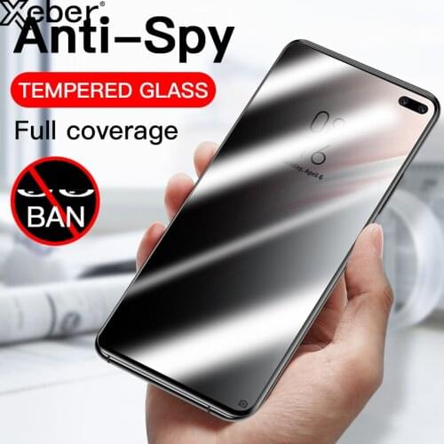 Anti Spy Privacy Tempered Glass For Huawei Nova 8 Pro SE 7i 6 5i 5Z 5T 4 3 Y8P Y7P Y6P Y5P Y9S Prime Y9A Y7A Protective Screen