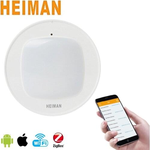 HEIMAN Zigbee Wireless Smart Motion Infrared Sensor Detector Remote Controlled Mini Alarm For Home Security Anti-Theft