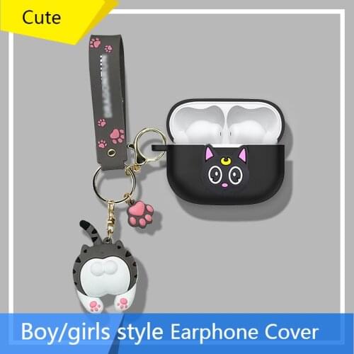 Cute Cat Case For Huawei Honor Choice Earbuds 2SE TWS Wireless Bluetooth Earphone Case Charging Box Soft Protect Cover Earbudsx1