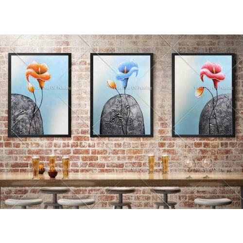 Flowers Handpainted Abstract Oil Painting Landscape Oil Painting On Canvas Wall Art Wall Pictures For Living Room Home Decor