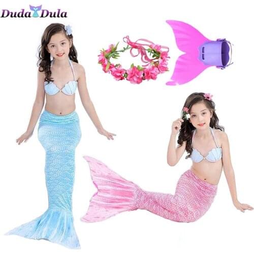 Mermaid Tails for Swimming Costume Anime Cosplay Swimsuit Kids Carnival Costume for Childrens Fantasy Princess Dress for Girl