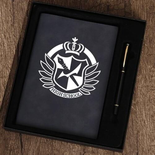 Anime Danganronpa Monokuma Black White Bear Notebook Cosplay Stationery Paper Note Book Luminous Student Notebooks Prop