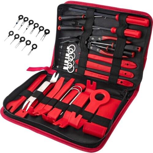 39pcs Auto Trim Removal Tool Kit Car Interior Cd Navigator Modification Pry Board Removal Tool / Audio Repair Maintenance Tool