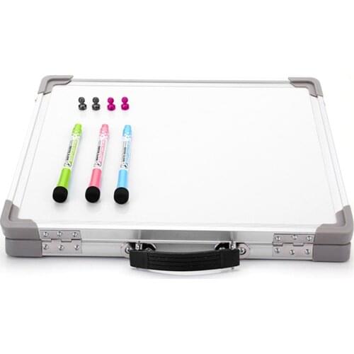 Small White Board 30cm x 40cm Foldable netic Double-Sided Desktop Whiteboard Easel for Office Teaching Training