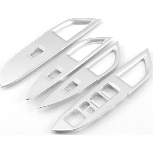 Armrest For Mitsubishi Outlander 2014 2015 2016 2017 2018 2019 Door Window Switch Button Trim Cover Decoration Accessories