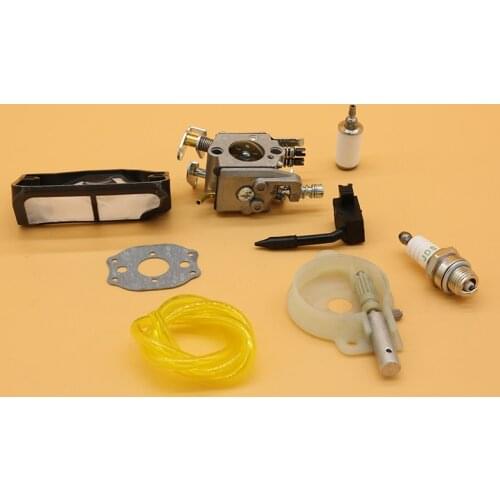 Carburetor Oil Pump Air Fuel Filter Hose Gasket Fit For Husqvarna 142 141 137 136 36 41 Chainsaw Zama Replacement Parts