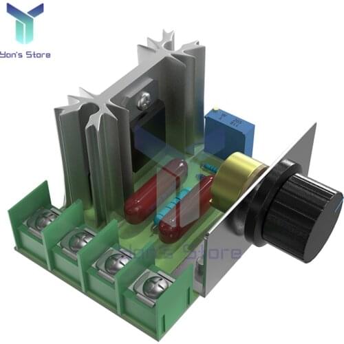 2000W SCR Voltage Regulator Governor Dimming Dimmers Motor Speed Controller Electronic Module Newest Motor Drive Controller